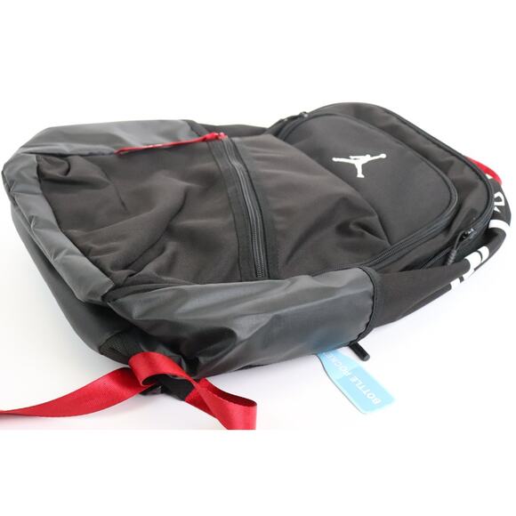 Air Jordan Air Patrol Black Nior 15" Laptop Backpack Black Bag MA0924-023 READ - Picture 4 of 8